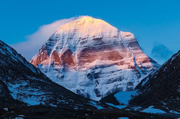 Snow mountains in winters